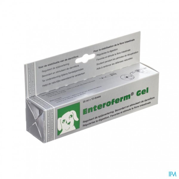 Enteroferm Hond/kat Gel Tube 1 X 20ml